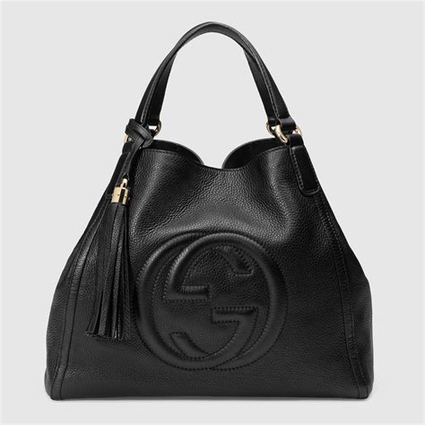 gucci soho patent leather tote|Gucci soho shoulder bag black.